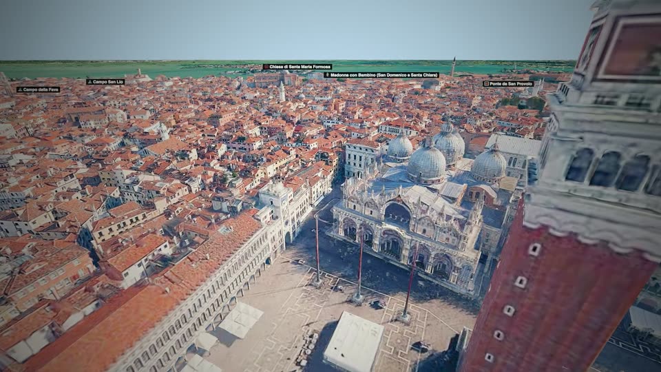 Flying over Venice
